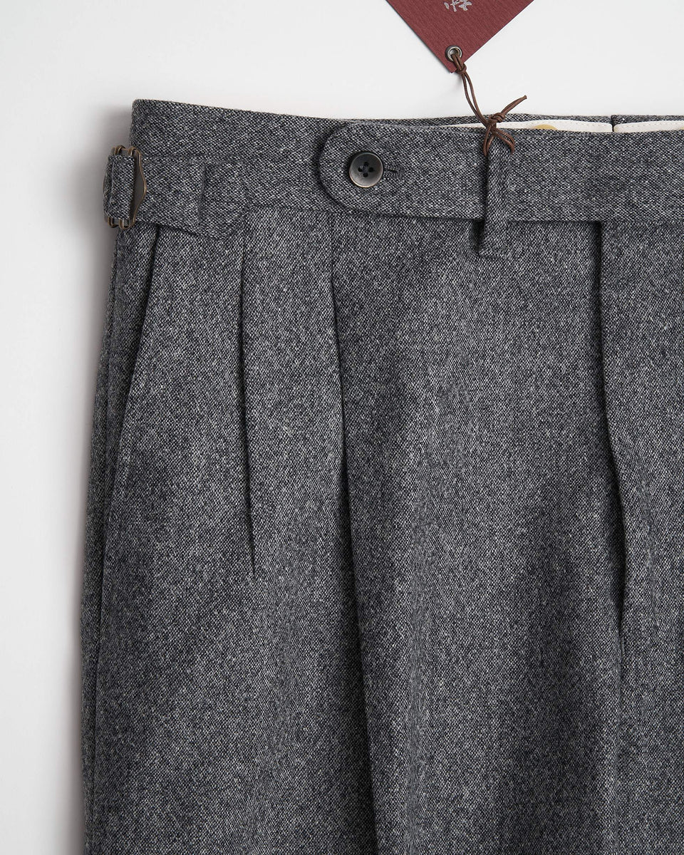 Echizenya Medium Grey Wool Pants – The Decorum Bangkok