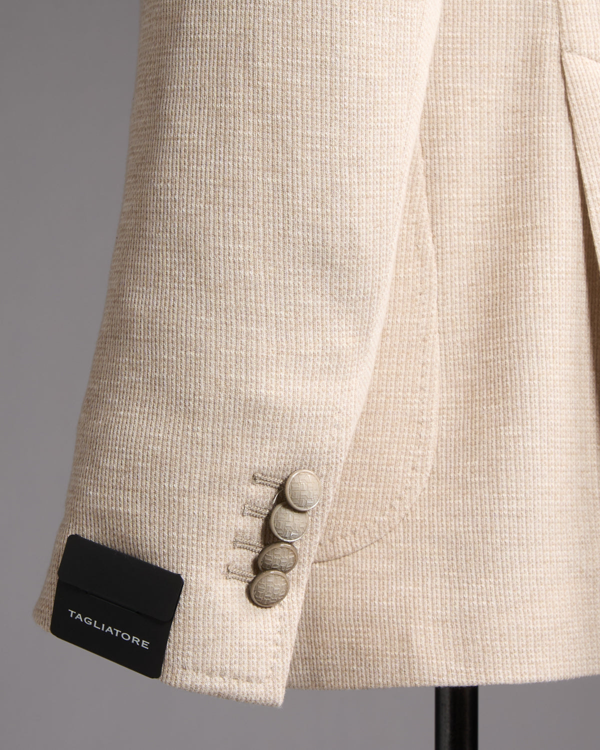 Tagliatore Cotton Stretch Jersey Soft Sport Jacket Cream 6 7315