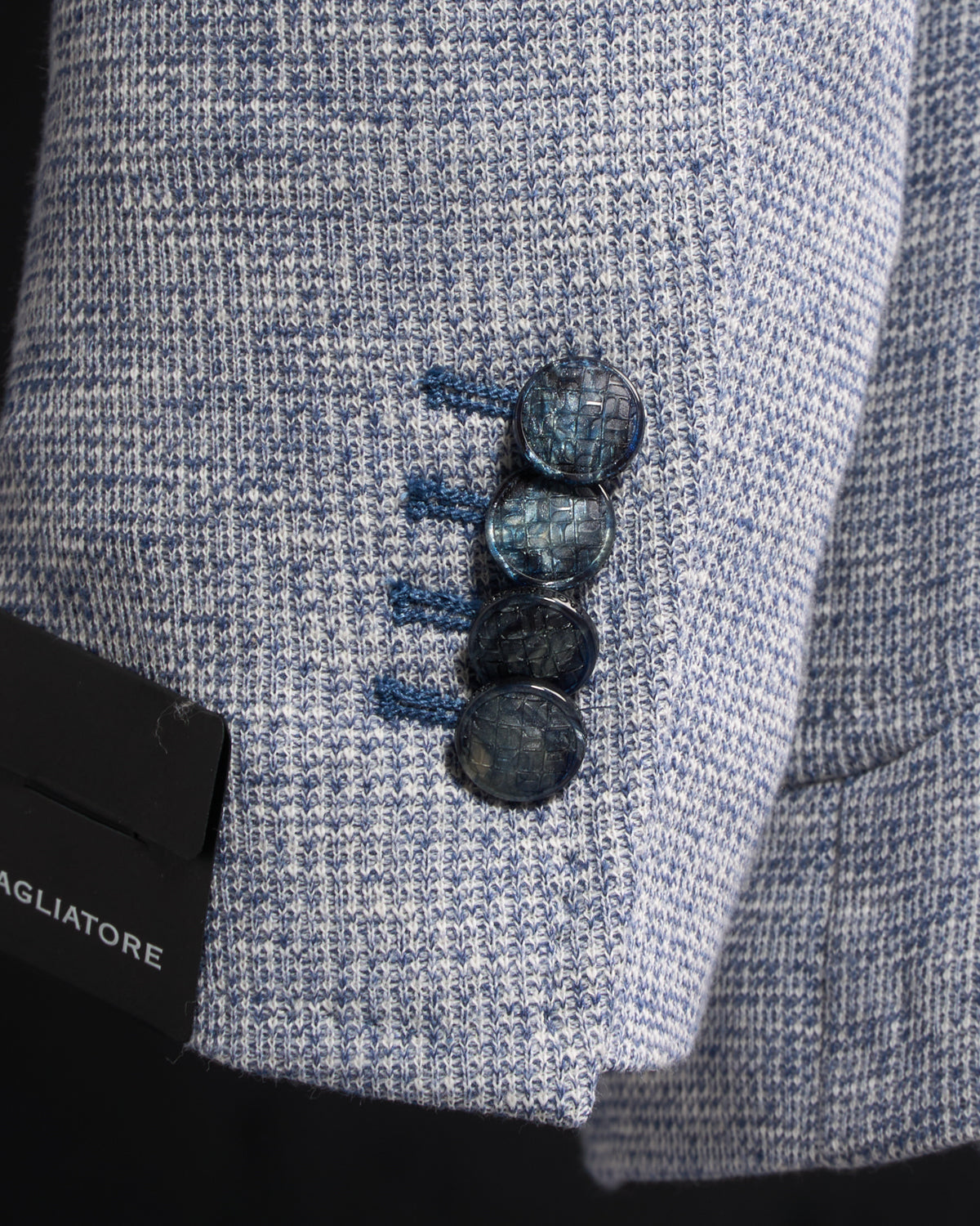 Tagliatore Linen  Cotton Jersey Soft Jacket Sage 13 7332