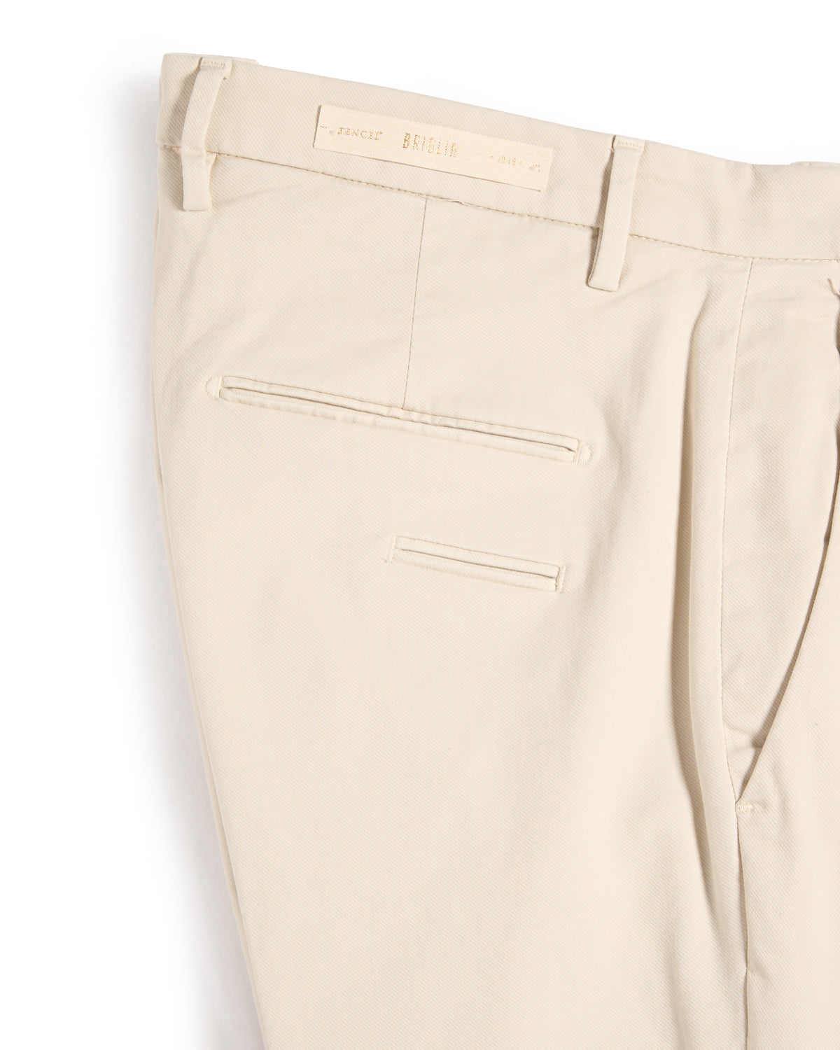 Briglia 1949 Cotton Tencel All Season Twill Casual Pants Ecru 1 7291