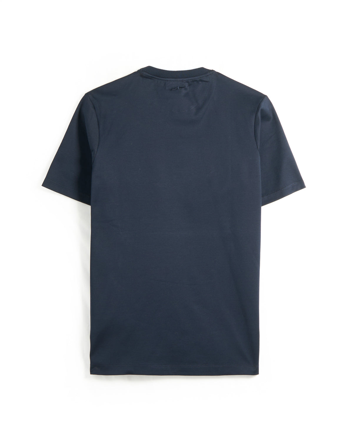 Paul  Shark Aqua Touch Soft Cotton Interlock T Shirt Navy 7 7244