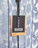 Benson Champlain Blue Pattern Cotton  Tencel Short Sleeve Shirt No Colour 3