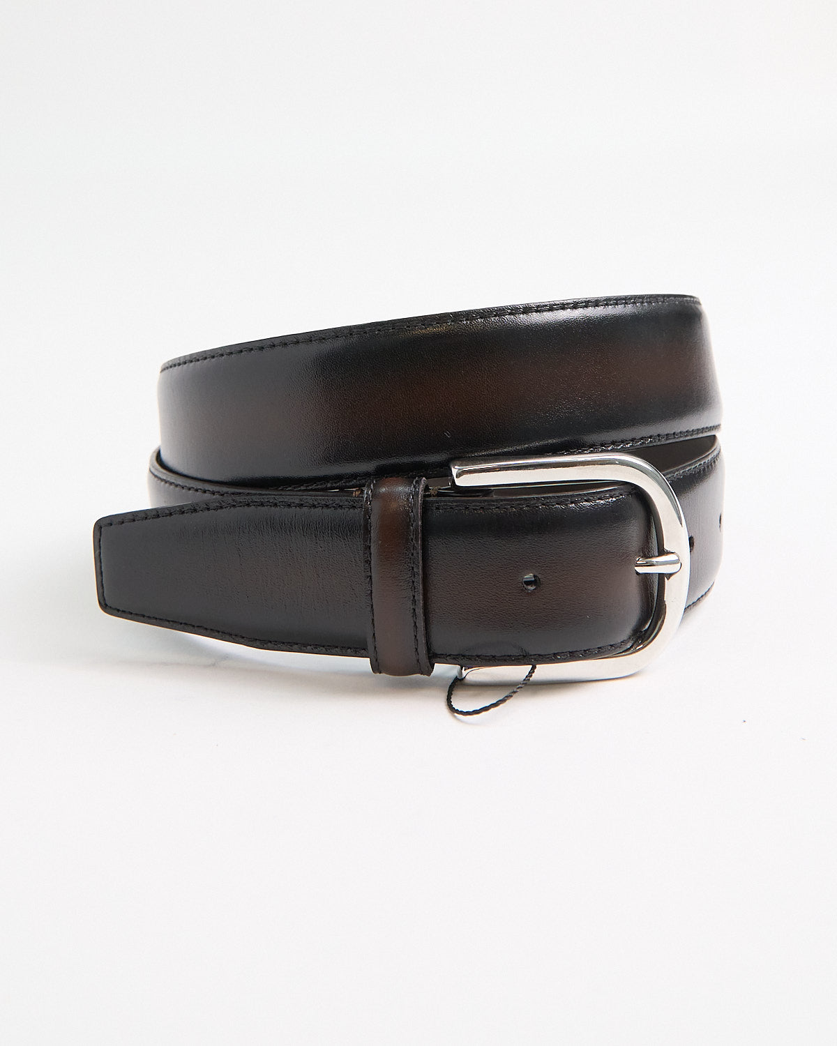 Andersons Burnished Edge Brown Dress Belt Brown 1 2