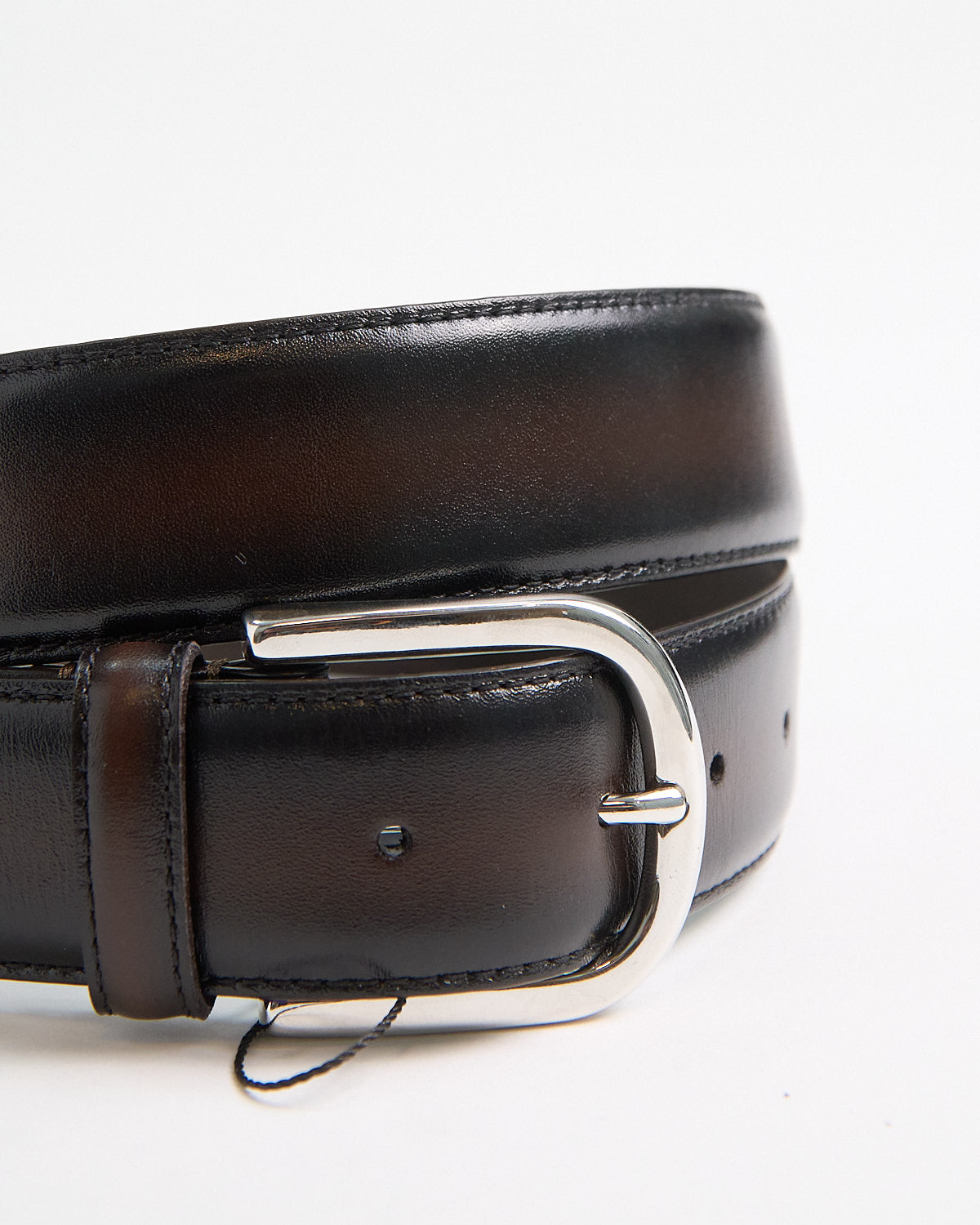 Andersons Burnished Edge Brown Dress Belt Brown 1 3