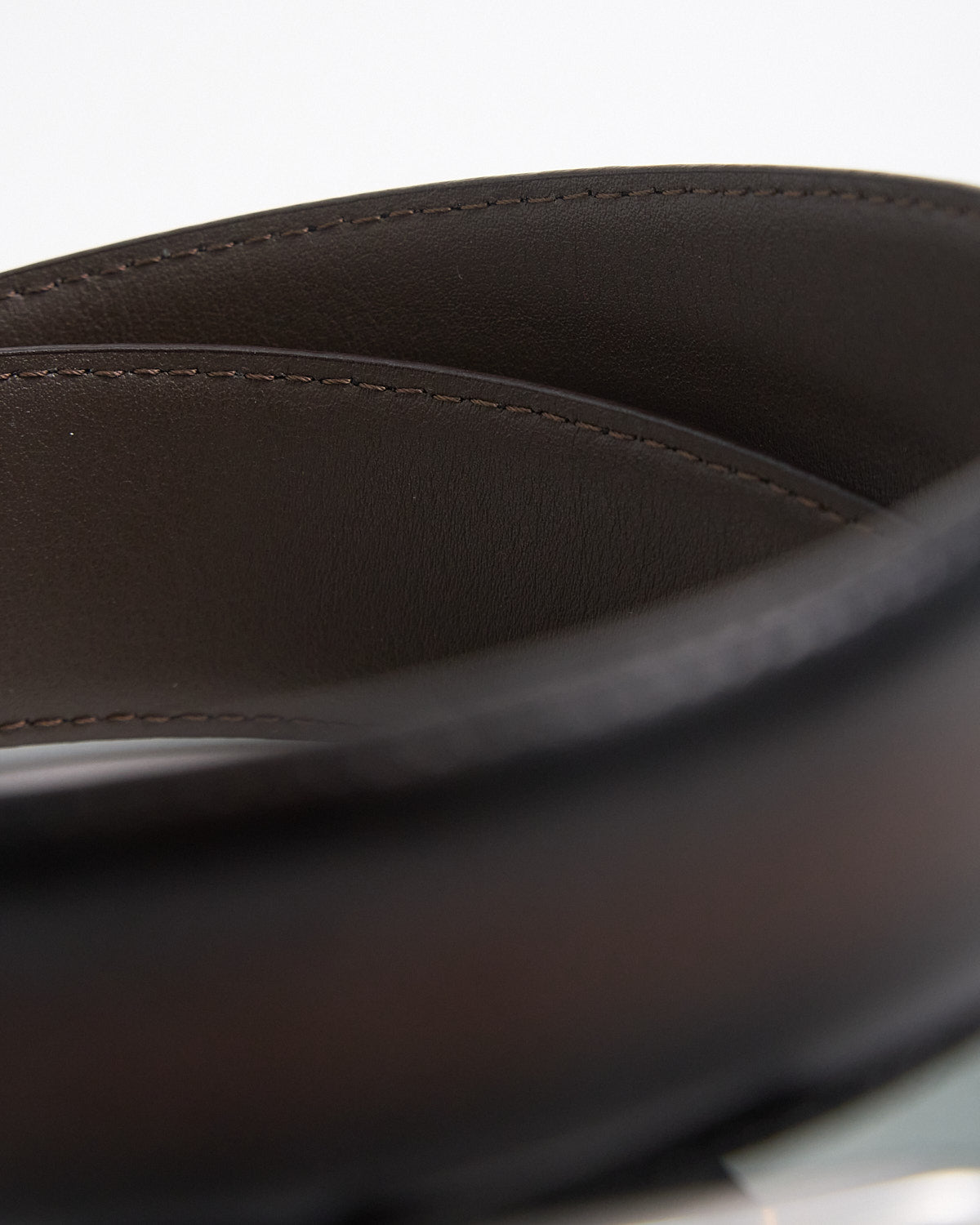 Andersons Burnished Edge Brown Dress Belt Brown 1 4