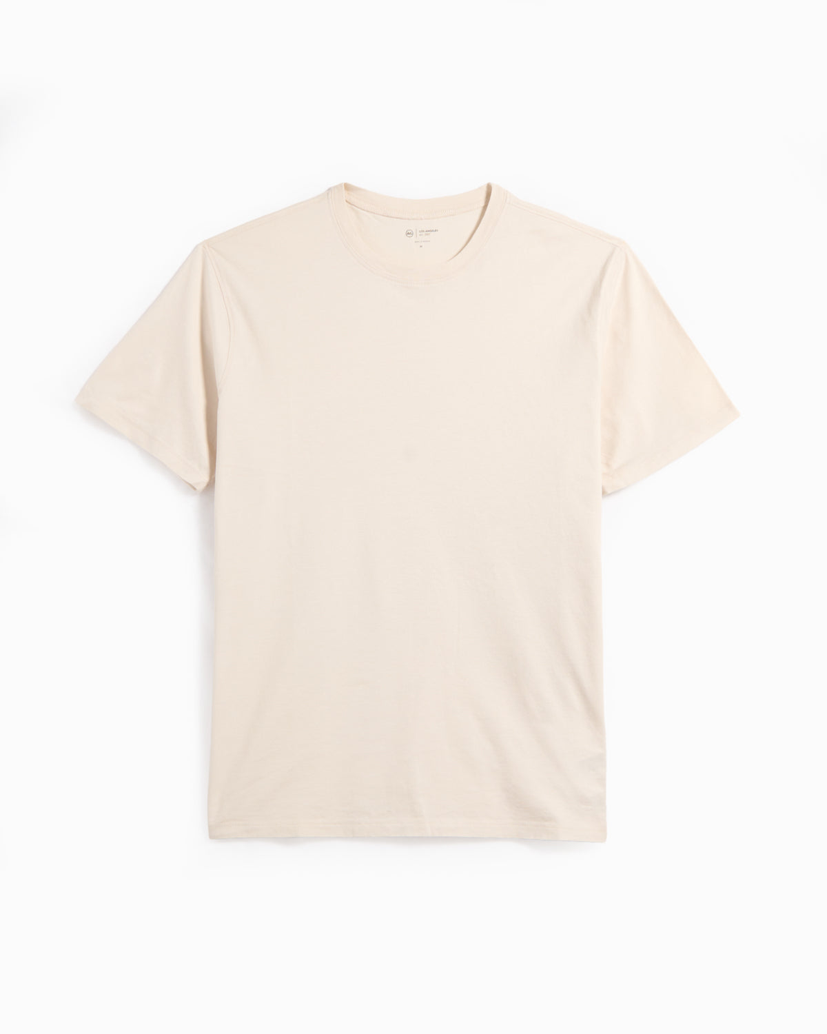 AG Jeans Bryce Crew Ivory Dust T Shirt Ivory 1