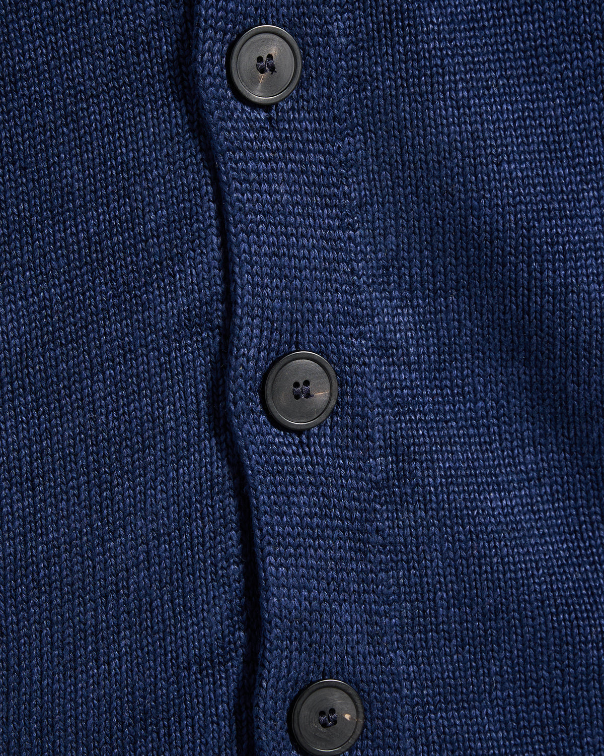 Inis Meain 100% Washed Linen Classic Button Front Overshirt Sweater Navy 9 8052