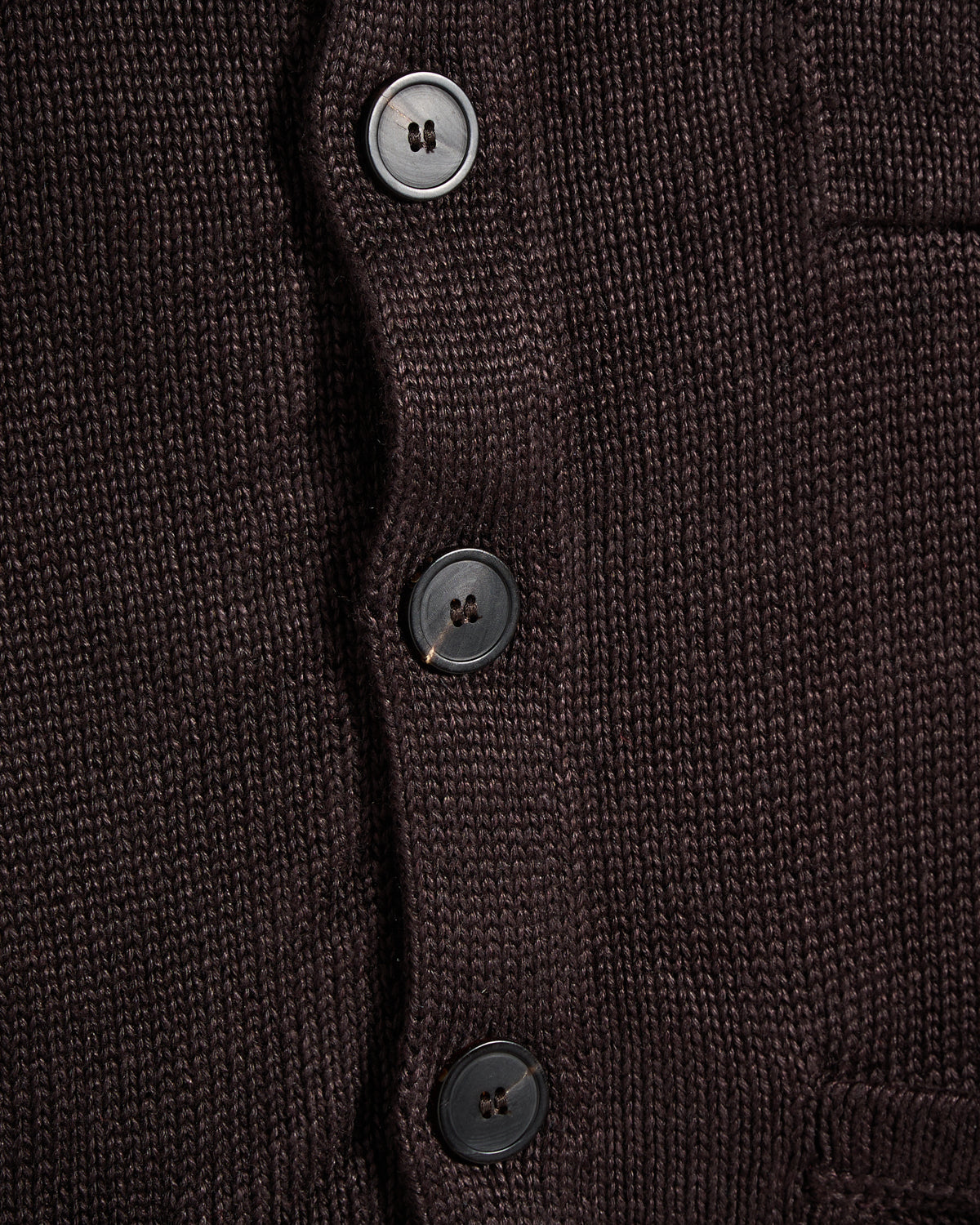 Inis Meain 100% Washed Linen Classic Pub Jacket Sweater Chocolate 5 8079