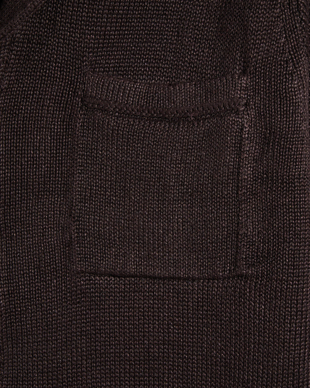 Inis Meain 100% Washed Linen Classic Pub Jacket Sweater Chocolate 6 8078
