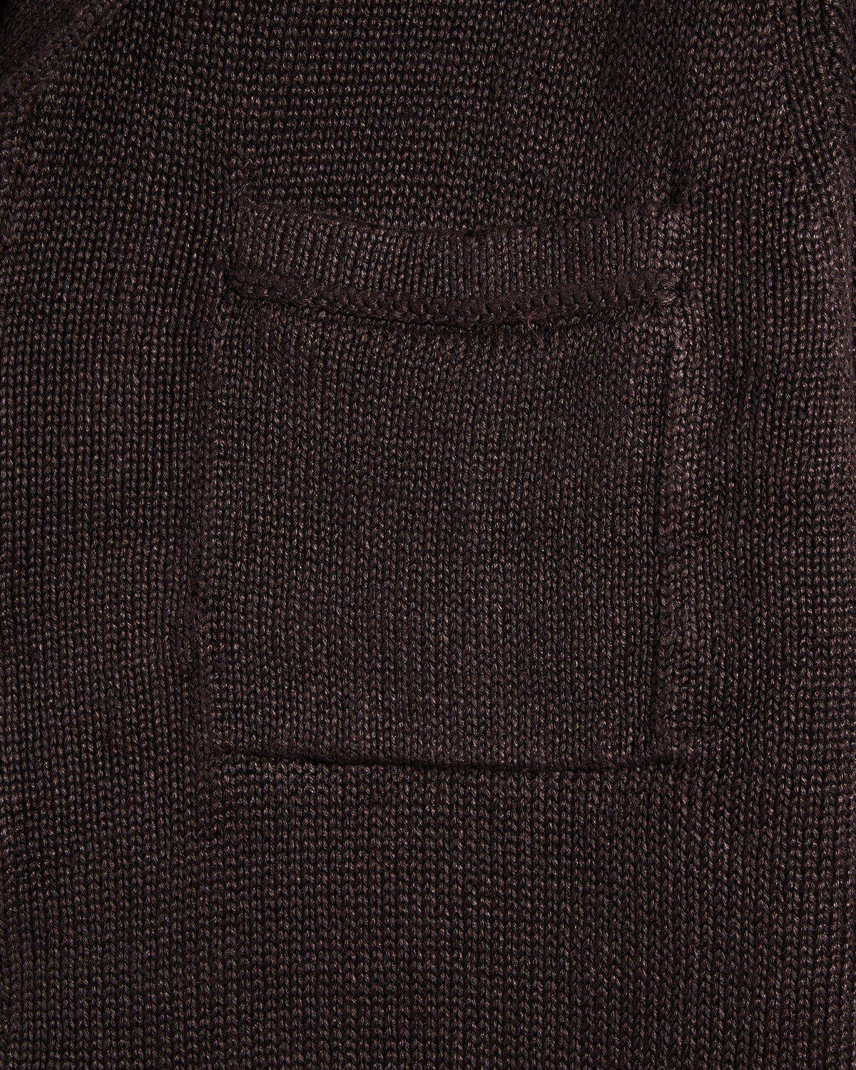 Inis Meain 100% Washed Linen Classic Pub Jacket Sweater Chocolate 6 8078