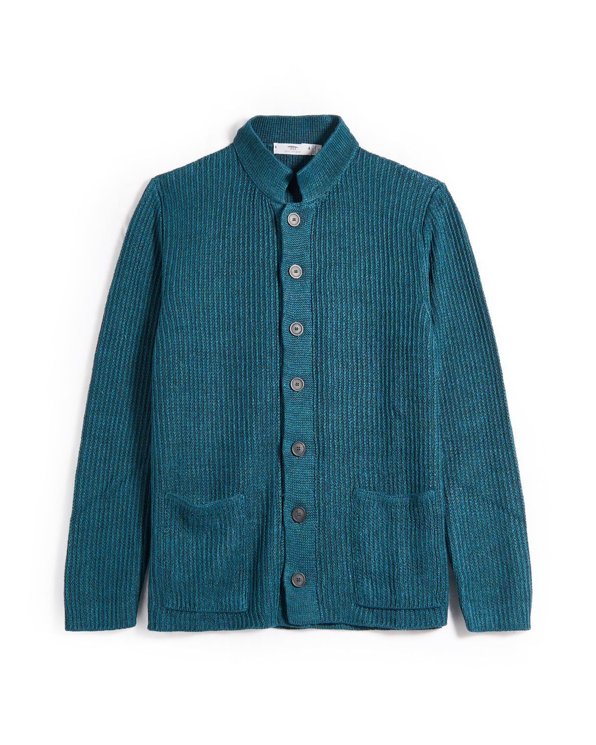 100% Washed Linen Button Front 'Lightkeeper' Sweater