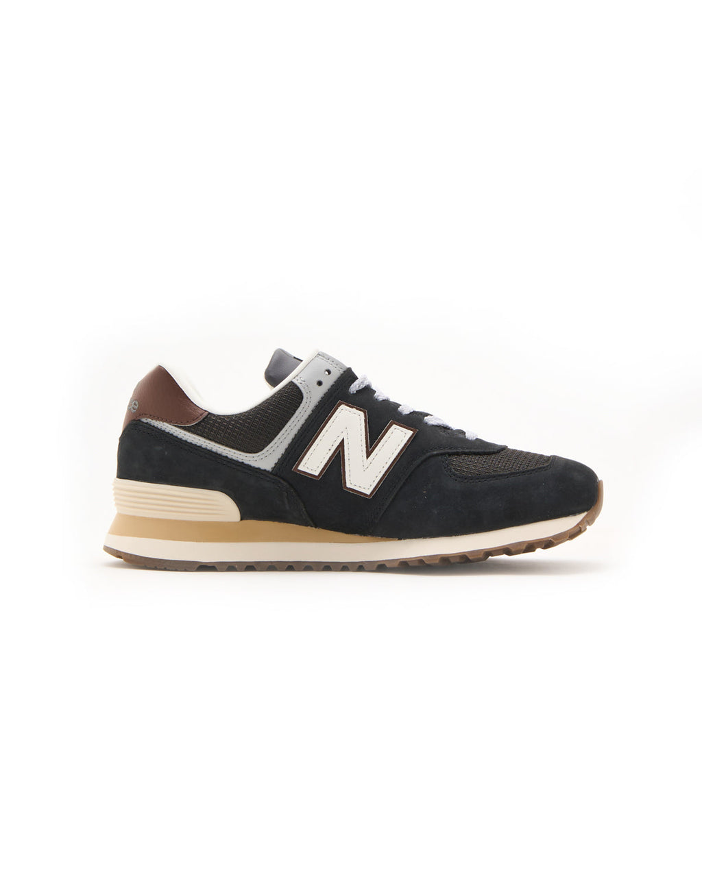 New Balance Brown Grey Suede 574 Sneakers Charcoal 1 7413
