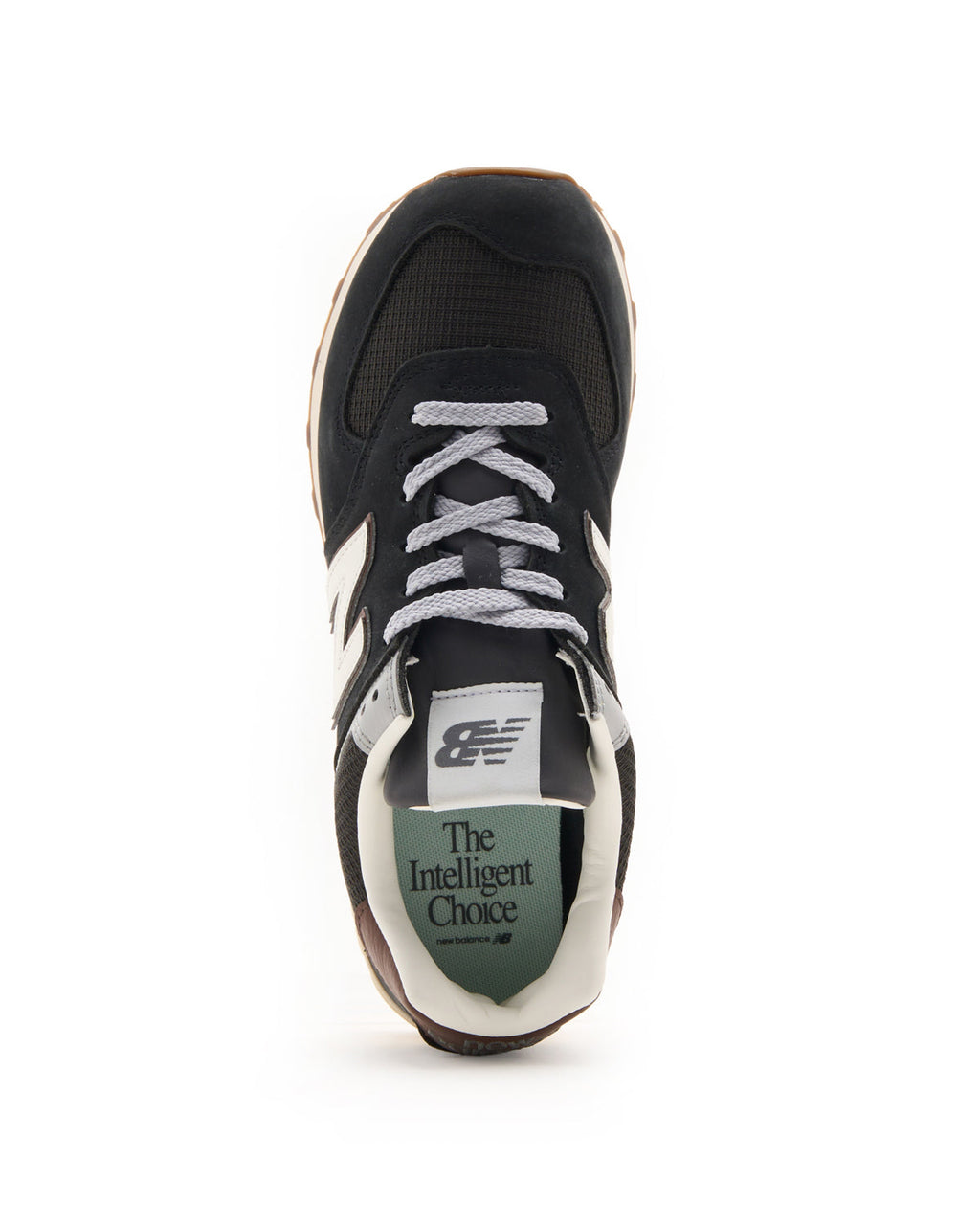 New Balance Brown Grey Suede 574 Sneakers Charcoal 456