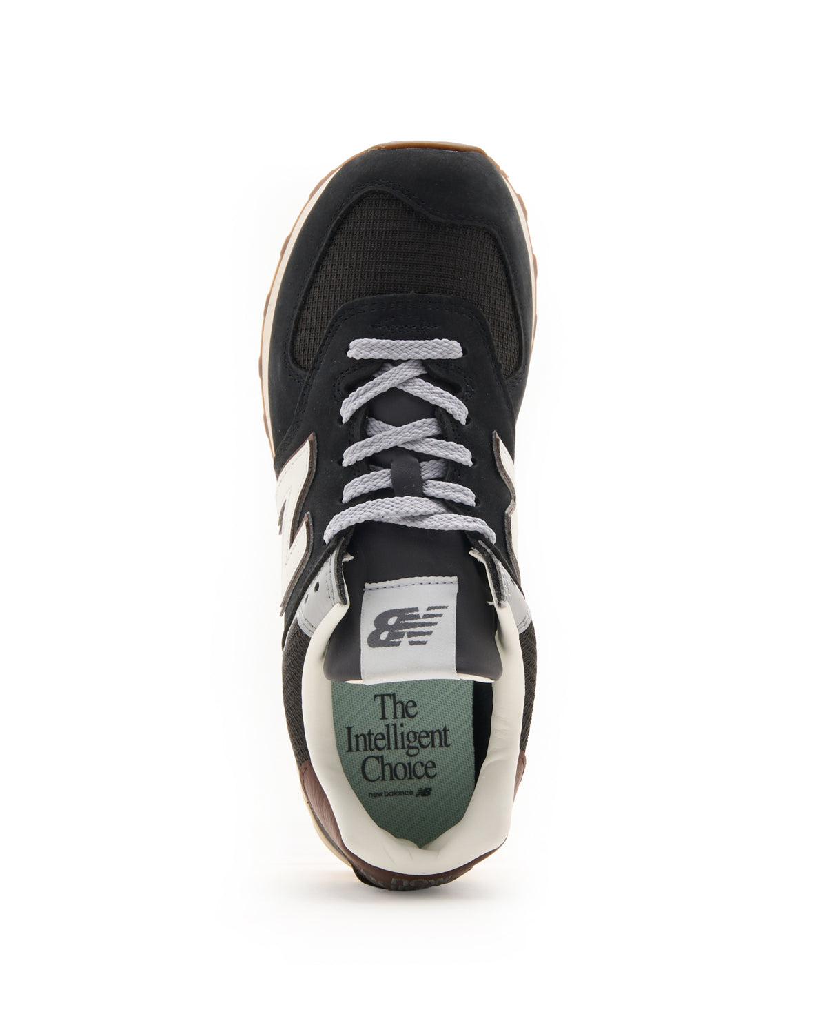 New Balance Brown Grey Suede 574 Sneakers Charcoal 456