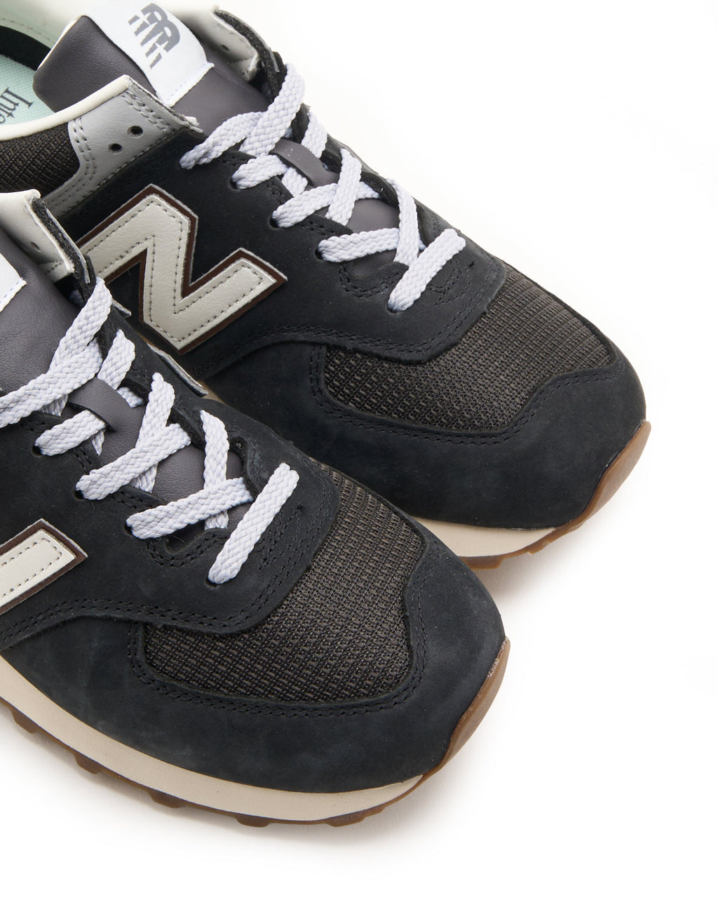 New Balance Brown Grey Suede 574 Sneakers Charcoal 5 7426