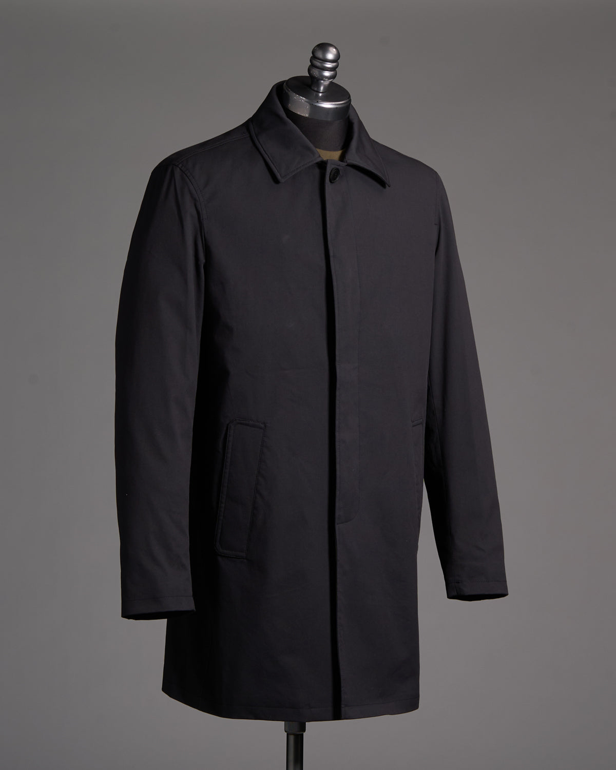 Bugatti Classic Cotton Raincoat Navy 3 7646