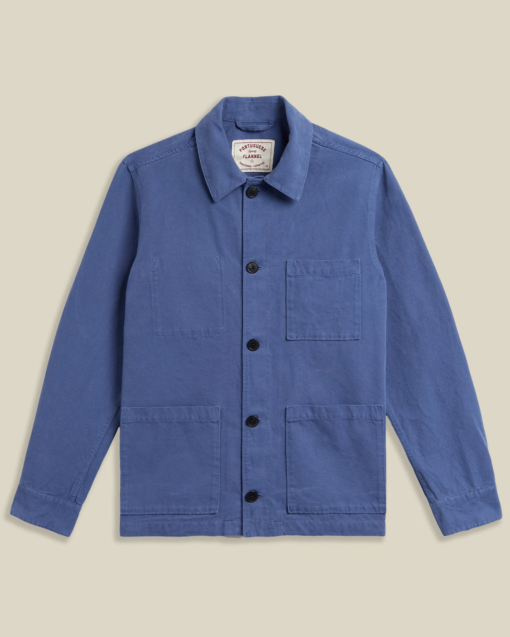 Portuguese Flannel Legacy Canvas Cotton Jacket Blue 1
