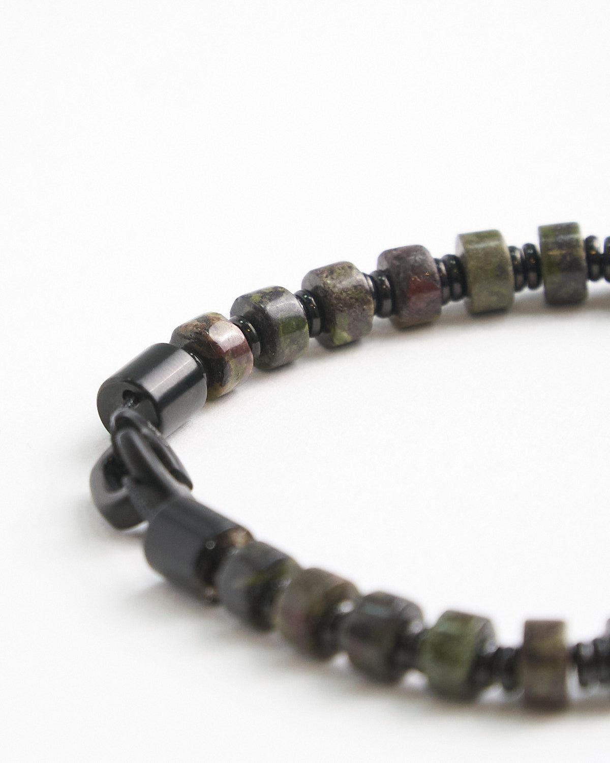 Pig + Hen Brontide 6Mm Dragon Blood Jasper Bracelet Rust  3