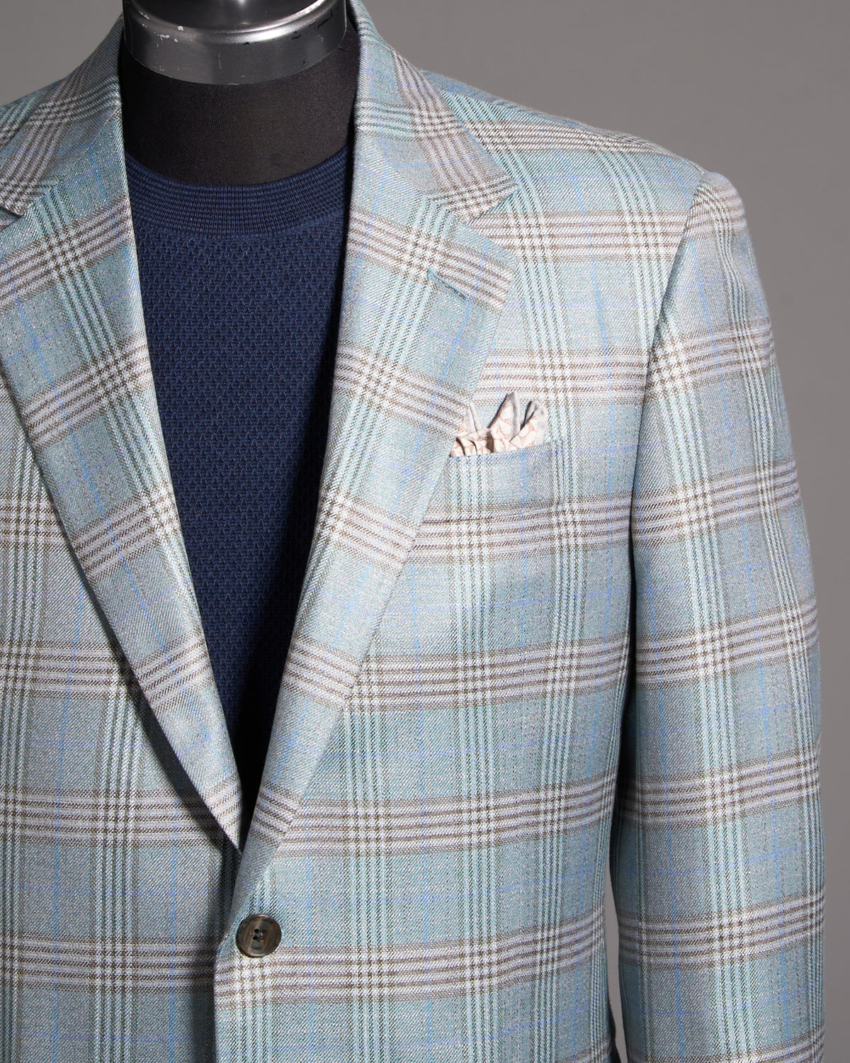 Bamboo Viscose Check Sports Jacket