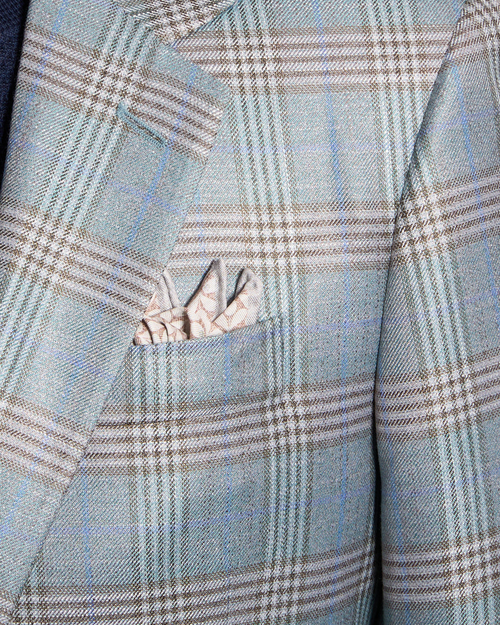 Bamboo Viscose Check Sports Jacket