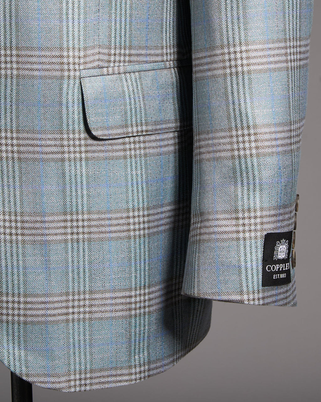 Bamboo Viscose Check Sports Jacket