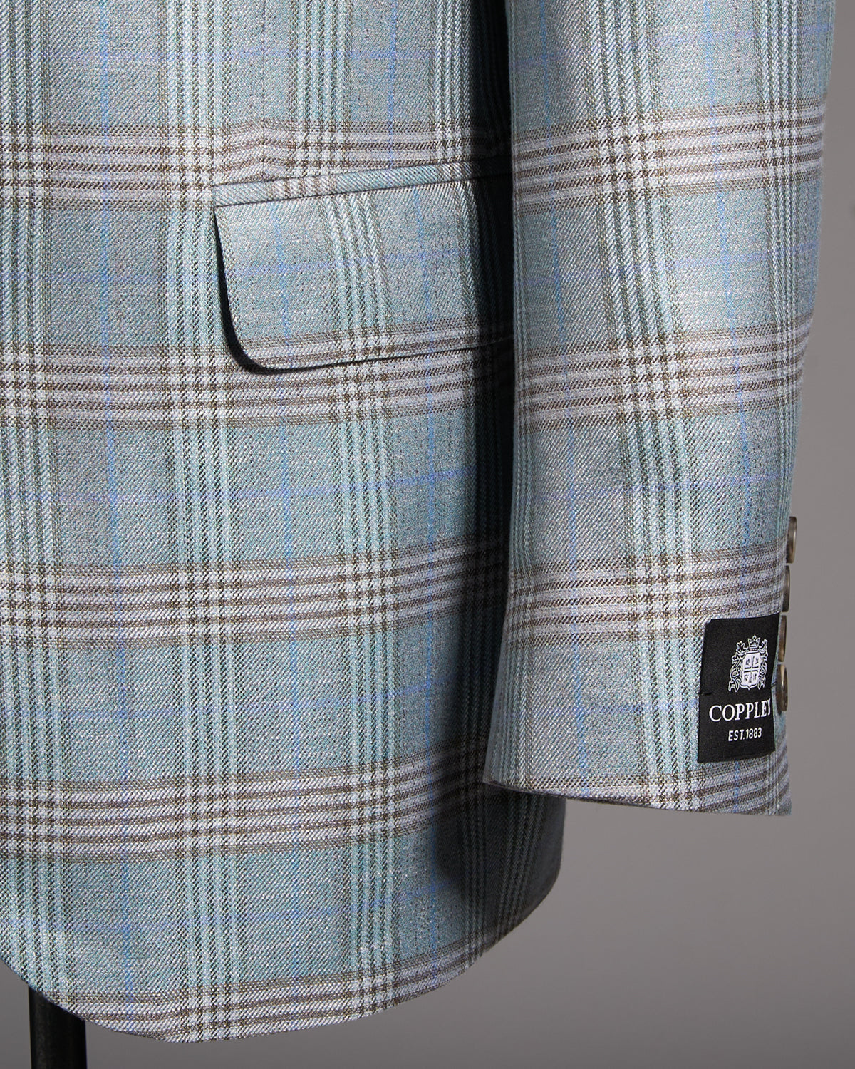 Bamboo Viscose Check Sports Jacket