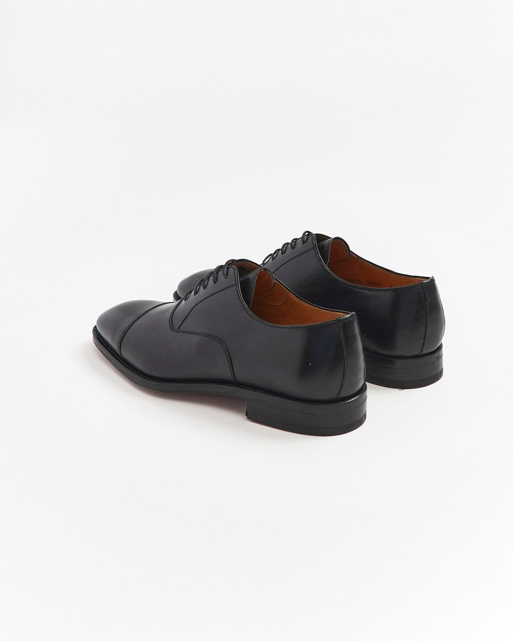 Berwick Black Cap Toe Oxford Dress Shoe