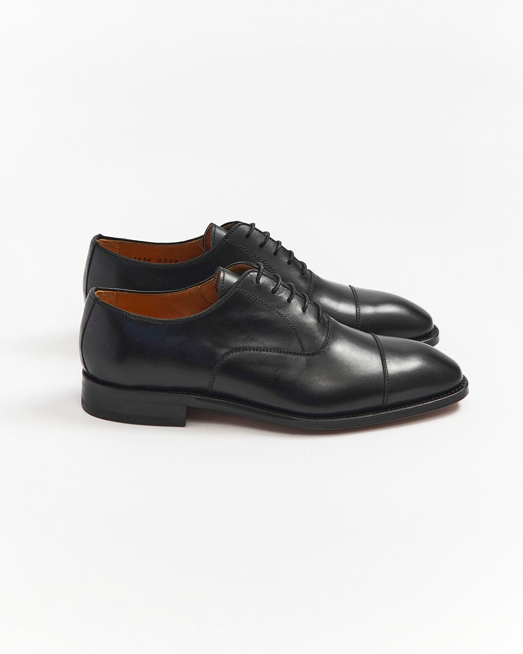 Berwick Black Cap Toe Oxford Dress Shoe