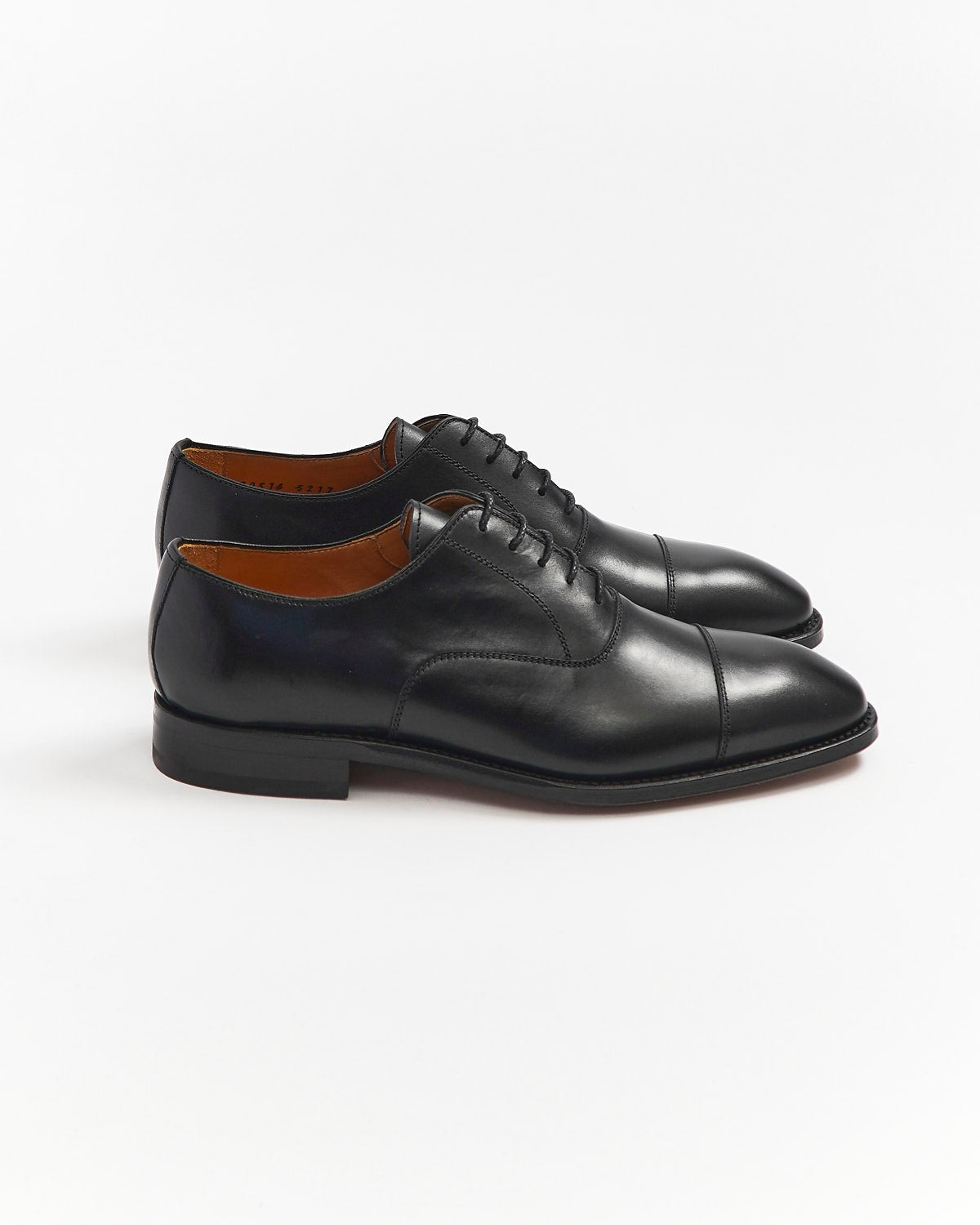 Berwick Black Cap Toe Oxford Dress Shoe