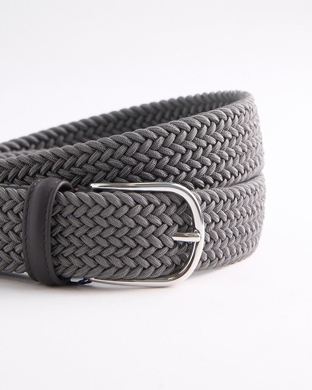 Andersons Braided Stretch Belt / Grey 