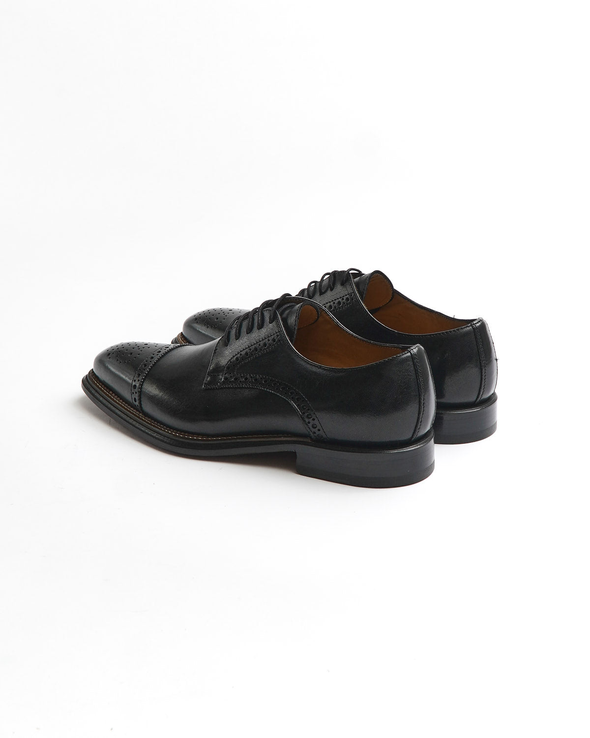 Rafaele D'Amelio Italian Made Brogued Cap Toe Derby Dress Shoe