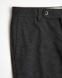 Echizenya Charcoal Grey Knit Puppytooth Stretch Pants
